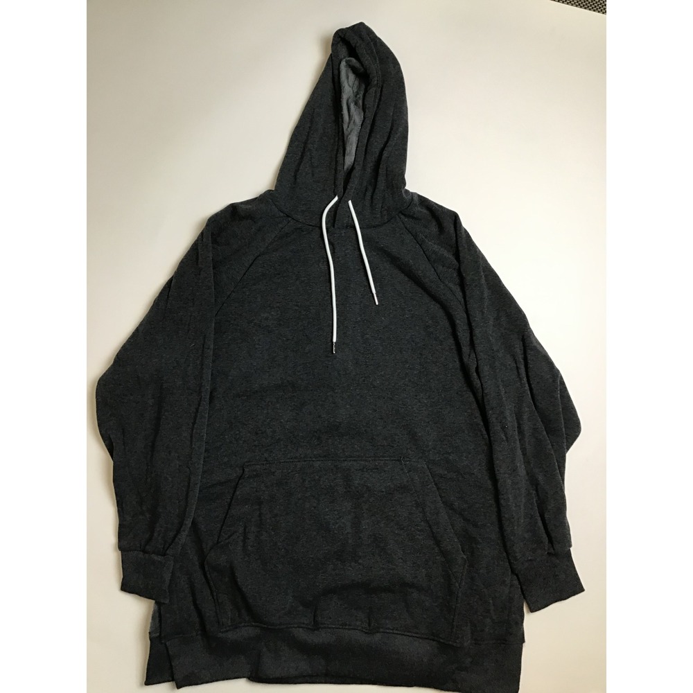 The Warmy Women's‎ Charcoal Grey Fleece Lined Pullover Hoodie NWT Size XXL - Picture 2 of 7
